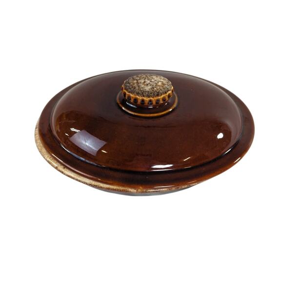 Vintage Hull Pottery Brown Drip Oval Covered Casserole with Lid 10" Oven Proof - Picture 2 of 10